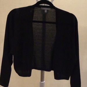 Neiman Marcus Cashmere Collection Cropped Cardigan